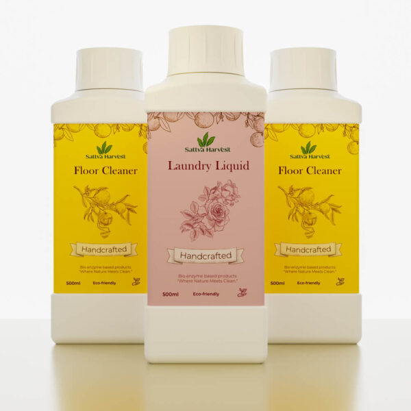 Combo of Natural  Floor cleaner & Laundry  Liquid | 1000 ml & 500 ml - Image 2