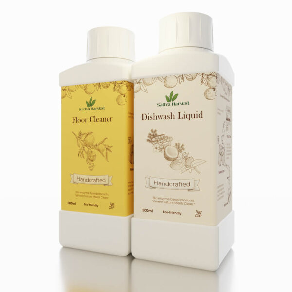 Dishwash & Floor Cleaner Combo | 500 ml each - Image 2