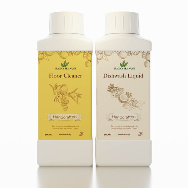 Dishwash & Floor Cleaner Combo | 500 ml each - Image 3