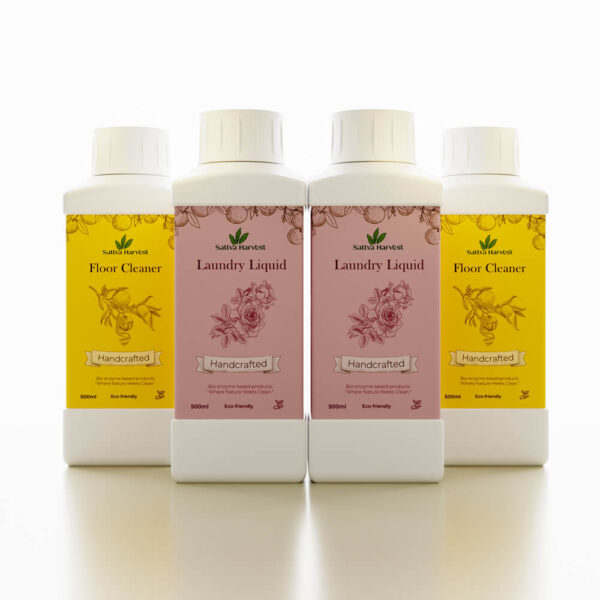 Combo of 2 Laundry Liquid & 2 Floor cleaner | 2000 ml - Image 2